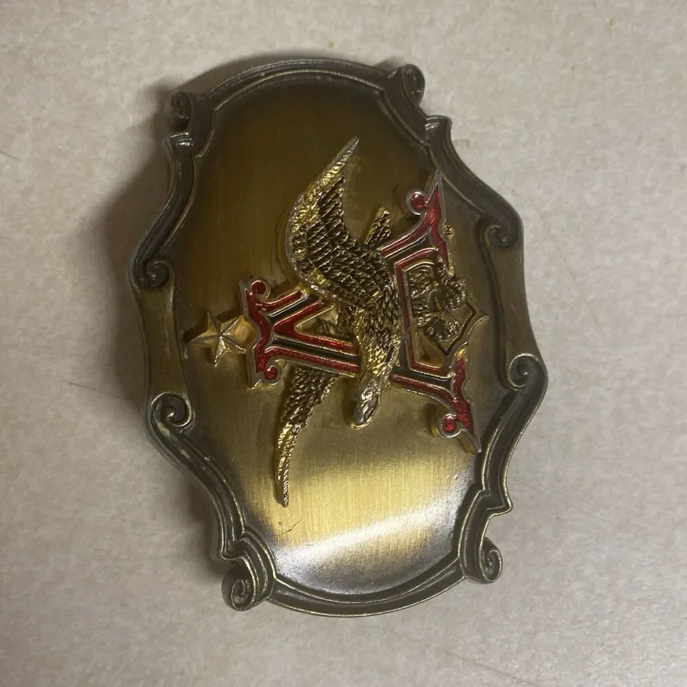Anheuser Busch 1978 A-Eagle Vintage Belt Buckle Budweiser Bud Light Collectible